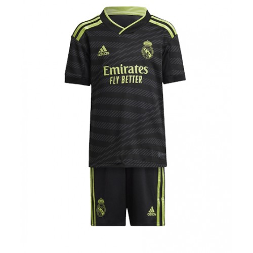Real Madrid Tredjedraktsett Barn 2022-23 Kortermet (+ Korte bukser) Real Madrid Tredjedraktsett Barn 2022-23 Kortermet (+ Korte bukser)
